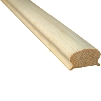 Поручень деревянный гладкий Сосна АА сращенный / под 50 балясину Всё для лестниц